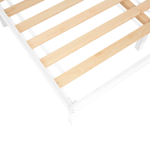 Ebern Designs Eimuntas 14 inch Solid Wood Platform Bed, No Squeak Bed